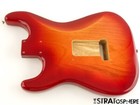 Fender Player Ii Strat Series Body Stratocaster Chambered Ash Aged Cherry Burst 