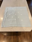 Restoration Hardware Embroidered Bees Euro Pillow Sham 26 X 26  Blue   White