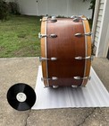 Rare 1970 - 1972 Slingerland 32    X 16    Bass Drum Very Good Natural Boom Boom 