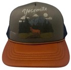 Yosemite National Park Men s Retro Vintage Foam Trucker Hat Cap In Tan