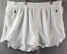 Id Ideology Plus Size 3-in-1 Running Shorts Women s 3x Bright White Pull On