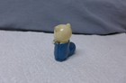 Sewing Vintage Figural Celluloid Tape Measure Pig In A Boot