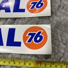 Vintage Lot X5 Large Unocal 76 Bumper Stickers Decals Gas Gasoline Station New