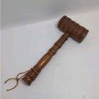 Vintage Wooden Gavel Judge  Auction 13 