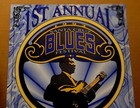 1993 Santa Cruz Blues Festival Poster 14 X 18 Inches Vintage Great Condition