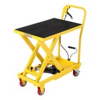 1100 Lb Capacity Hydraulic Lift Table Cart 32  Lifting Height Single Scissor Us