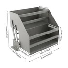 Kitchen Pull Down Shelf Upper Cabinet Wall Cabinet Storage Organizer Spice Rack