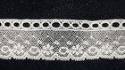 Vintage antique  Lt  Beige  1  1 4  Cotton Leavers Lace  7 Yards