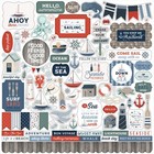 Carta Bella Seashore Collection Kit 12 x12  Paper Stickers Echo Park Paper