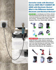 Travel Adapter Converter Combo Step Down Voltage 2000watts 220v And 110v  For H
