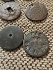 Cull Large Cent Lot Damaged Counter Stamped New Jersey