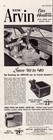 Arvin Car Heaters 1950 Vintage Print Ad Free Hot Water Heat Columbus Indiana