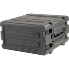 Skb Cases 3skb-r04u20w Deep 4u Roto 20  Shockmount Rolling Rack With Wheels New