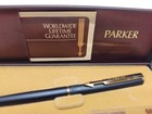 Parker Arrow Mechanical Pencil Matte Black Gold Trim Vintage Nos With Case