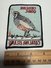 Vintage Catalina Island California Souvenir Patch Catalina Quail Bird 3x4 Ca