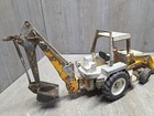 Vintage Ertl Yellow Backhoe Tractor 