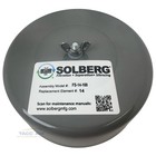 1  Npt Air Compressor Intake Filter Silencer Metal Housing Canister Usa Made