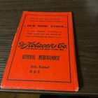 Rare 1900 Slate Giveaway Ad Shoes Kolacke Co  Depart Store Blue Island Illinois