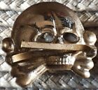 Totenkopf  Skull Badge For Waffen  Original 1920-1930s