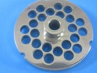  32 X 1 2   12 Mm  Sausage Grind Holes W  Hub Meat Grinder Plate   Heavy Knife