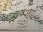 1803-1808 Hannibal s Expedition Original Antique Map  Hand Colored Engraving