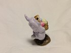 Wee Forest Folk Mini Mice M-82 Easter Blue Bunny-mouse 1982 Annette Petersen 