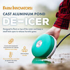 Farm Innovators Cast Aluminum 1250w All Pond Floating De-icer Heater  open Box 