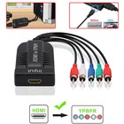 Hdmi To 1080p Ypbpr Component Video 5rca Rgb  Adapter R l Audio Output 720 1080p