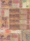 Angola    lot Of 10  Old Issue  Banknotes With Faults damage  A32