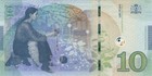 2019 Nd Georgia 10 Lari Circulated Banknote  Ten Lari Cir  Single 10 Lari Bill