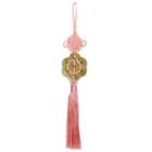 Feng Shui 8 Coin Tassel Pink Hanging Cure Good Fortune Love Romance Prosperity