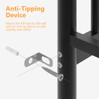 Twin Size Loft Bed With Full-length Guardrails For Boys Girls Junior  Noise-free