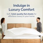 Queen Size Flat Sheet - Hotel Quality Top Flat Bed Sheet Only - Ultra-soft Co   