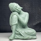249g Natural Crystal Mineral Specimen Quartzite  Hand-carved Buddha  Statue ju