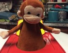 Collectible Curious George Jack In The Box Tin Toy  Light Wear use - T1131