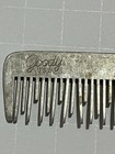Vtg Goody Aluminum Teasing Hair Comb Metal Rat Tail Silver Rattail Usa Mcm