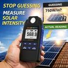 Solar Power Meter     High Precision Solar Irradiance Meter  99-point Data Logging