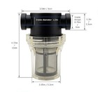 Seaflo 1 2  Fnpt In-line Strainer 100 Mesh Stainless Steel Filter Screen