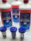 Lot Of 5 - Clear Care Plus Hydraglyde Cleaning And Disinfecting Solution