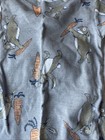 Carter s Baby Boy Girl 2 Pc Set Bunny Rabbit Easter Spring Gray Pajamas Size 24m