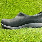 Dansko Patti Womens Size 8 5 Black Casual Walking Leather Slip On Clog Shoes
