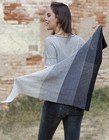 Katia Ombre  4 Greys 100  Merino Wool Knitting Yarn Shawl Kit 97004