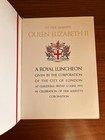 Queen Elizabeth Ii 1953 Coronation Royal Luncheon Menu Program Guildhall London