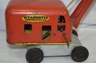 Wyandotte Pressed Steel Truck Crane Construction Toy Vintage Clamshell Bucket
