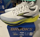 Men s Brooks Ghost Amp Running Shoes  White blue nightlife  Freeshipping 9 5