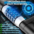 Steering Wheel Lock  5-digit Keyless Combination  Guardian Heavy Duty Anti-theft