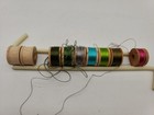 7 Vtg Talon Pure Silk Thread Buttonhole Twist Wood Spools Lot Misc Variety New 