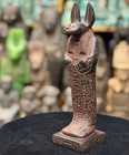 Authentic Ancient Egyptian Antique Rare God Anubis Statue Figurine Bc