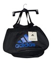 Adidas Diablo Small Duffel Classic Carry On Gym Bag Black Blue Nwt