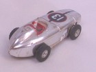 Aurora Thunderjet 500 T Jet  13 Indy Racer Ho Slot Car 1968 In Chrome
